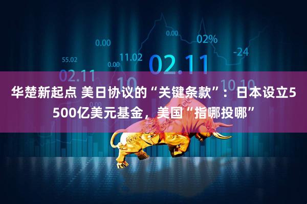 华楚新起点 美日协议的“关键条款”：日本设立5500亿美元基金，美国“指哪投哪”